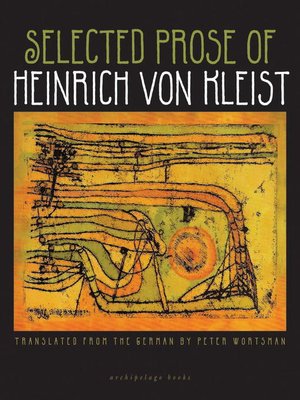 Selected Prose of Heinrich von Kleist - ebook